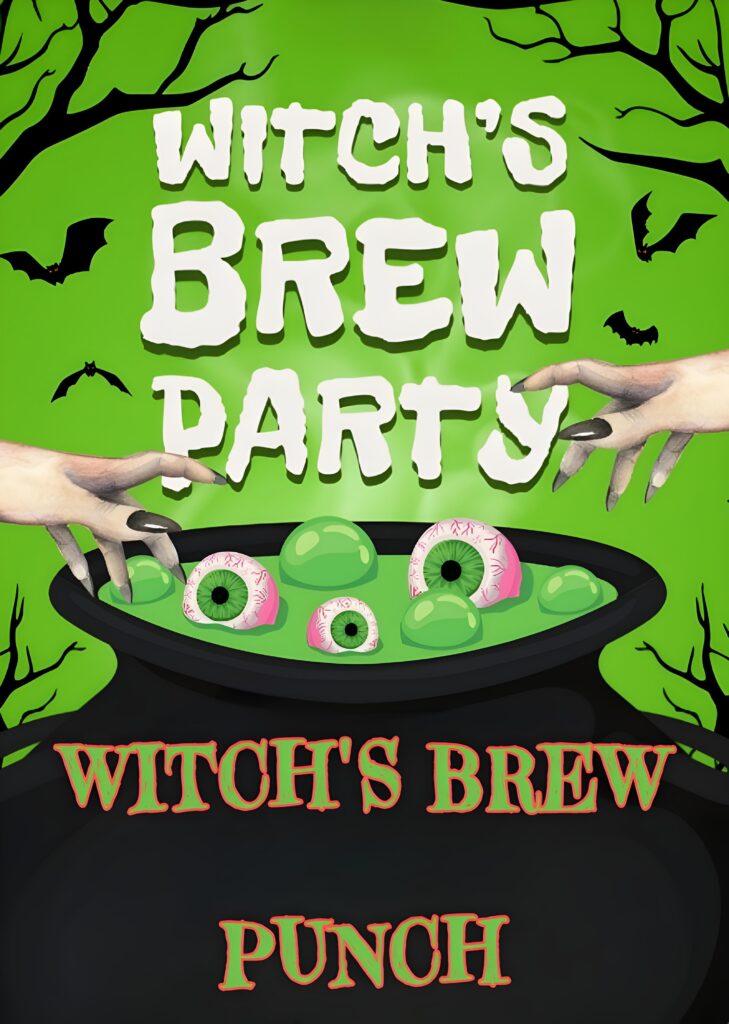 Witch's Brew Punch: A Spooky Snack for Halloween Parties